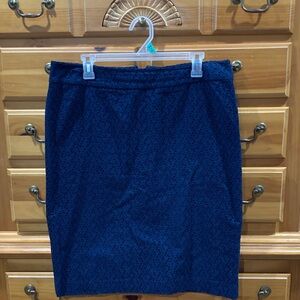 Talbots Navy Pencil Skirt